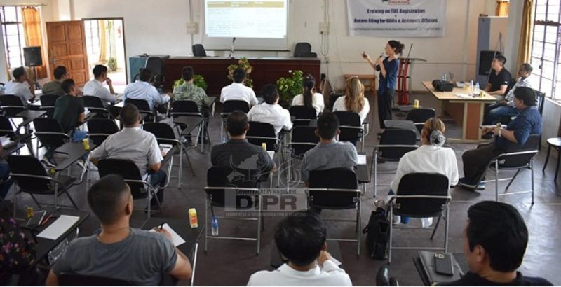 Training on TDS Registration and Return Filling for DDOs and Accounts Officers under Dimapur district held at Commissioner of State Taxes Training Hall, Dimapur on July 5.